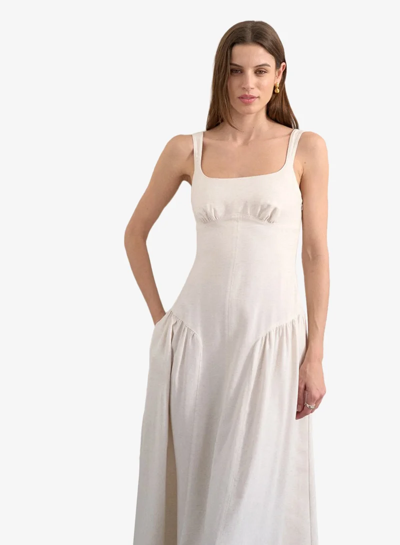 Topshop  Casual Sleeveless Maxi Woven Dress for Women | Best Price UAE