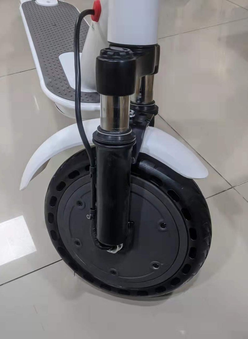 Crony Xm M365 Kids E Scooter With Suspension And App 25-45km/H Speed 250w Motor 36v/7.8ah Battery, 10-25km Range, Electric Scooter Aluminium Alloy Folded 8.5 Inch Tires | Rear Disc Brakes, 100kg Max Load, Led Headlamp, App Connectivity, Foldable & Portable White - Image 3