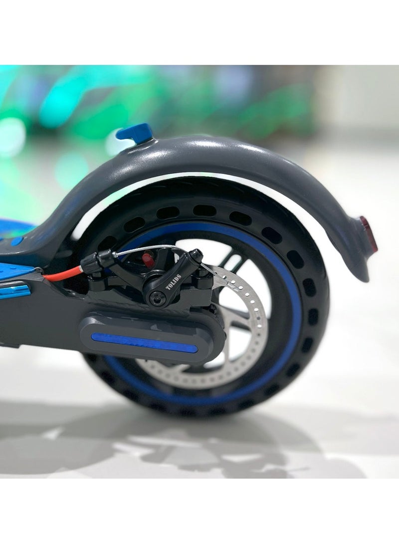Crony Xm M365 Kids E Scooter With Suspension And App 25-45km/H Speed 250w Motor 36v/7.8ah Battery, 10-25km Range, Electric Scooter Aluminium Alloy Folded 8.5 Inch Tires | Rear Disc Brakes, 100kg Max Load, Led Headlamp, App Connectivity, Foldable & Portable White - Image 5