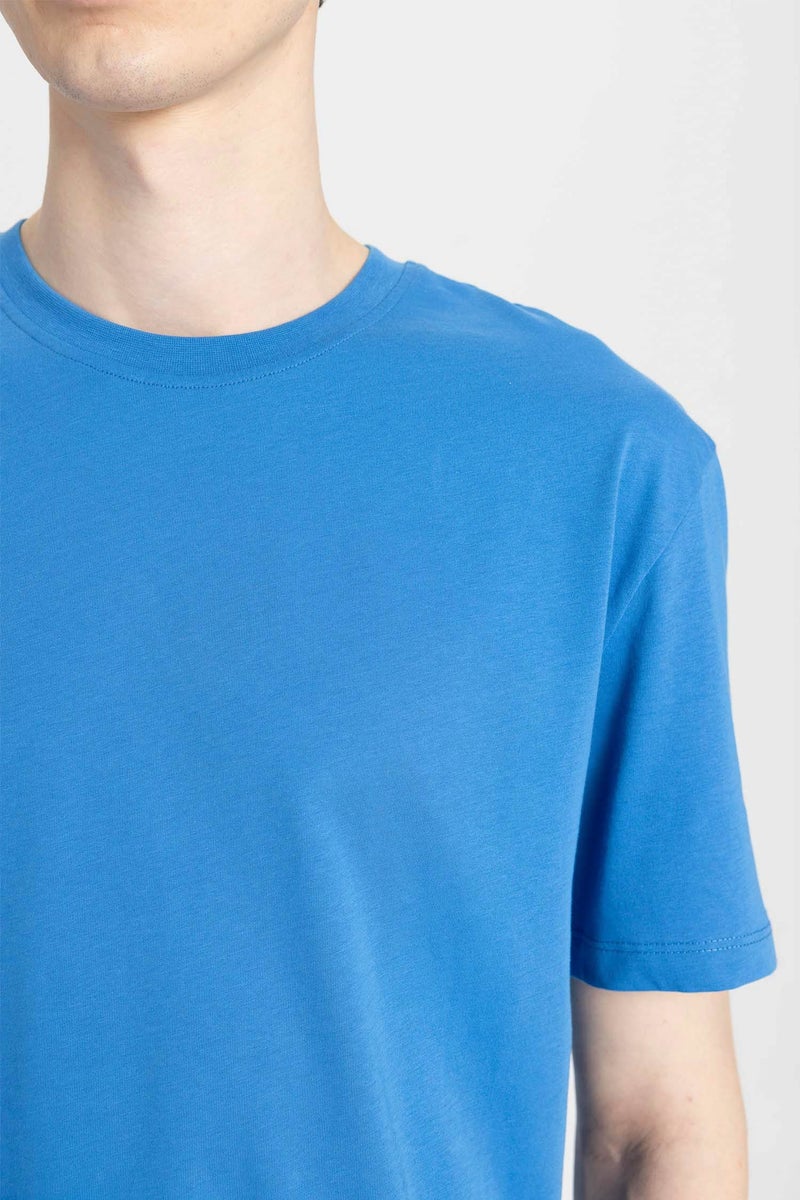 Man New Regular Fit Crew Neck Basic T-Shirt