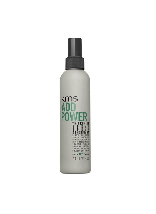kms Ms Addpower Thickening Spray Heat Protectant 6.76 Fl. Oz.  - Image 2