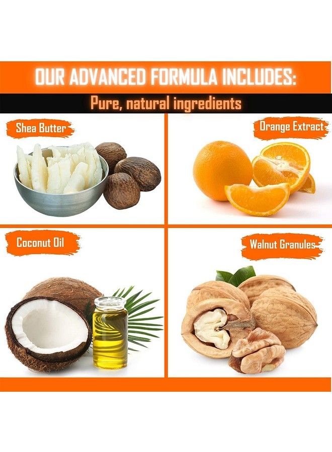 TAME THE WILD MAKE YOUR BEARD BEHAVE Tame The Wild Orange Walnut Beard Soap Natural Beard Wash Beard Shampoo & Conditioner Mens Exfoliating Face & Body Scrub Made Of Shea Butter & Coconut Oil 1 5Oz Bar Father - Image 4