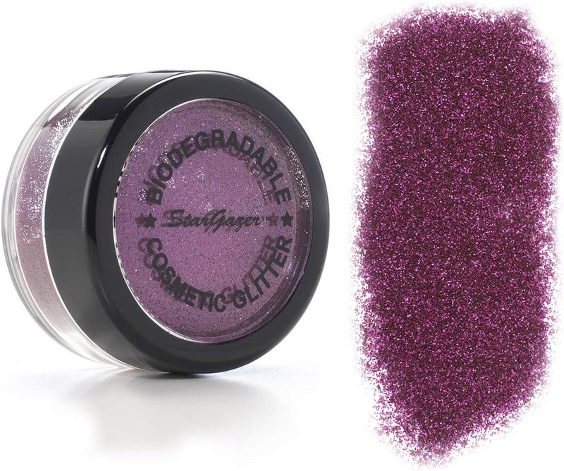 Stargazer Biodegradable Glitter Shaker Fushia Festival Friendly Biodegradable Cosmetic Glitter