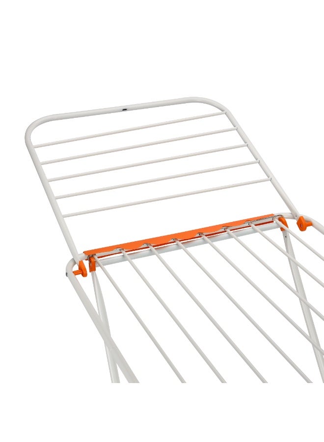 ديلكاسا مجفف ملابس ديلكاسا لويد - DC3712/ بأجنحة جانبية، هيكل من الحديد المطلي بالمسحوق/ قابل للطي، متين، أنيق، مدمج، وثقيل التخزين/ مساحة تجفيف 18 مترًا، سعة 18 كجم - Image 5