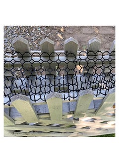 Generic 12PCS 20*15.5cm Cat Scat Mat with Spikes, Prickle Strips Plastic Spikes, Indoor and Outdoor for Dererrent, Prickle Strip Dig Network Stopper Cat Repellent Mat, Pet Digging Deterrent 8 U-Shaped Peg  - Image 4