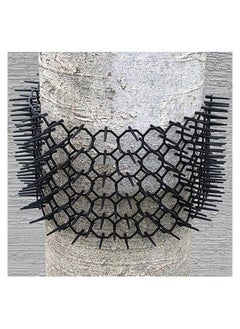 Generic 12PCS 20*15.5cm Cat Scat Mat with Spikes, Prickle Strips Plastic Spikes, Indoor and Outdoor for Dererrent, Prickle Strip Dig Network Stopper Cat Repellent Mat, Pet Digging Deterrent 8 U-Shaped Peg  - Image 3