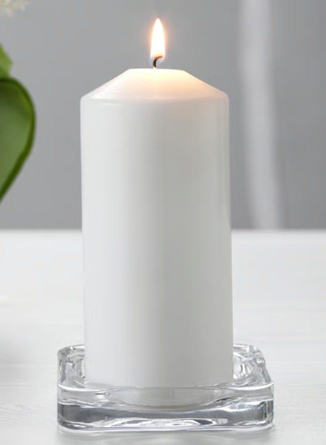 Ikea GLASIG - Candle Dish - Clear Glass, 10x10 cm - Image 2