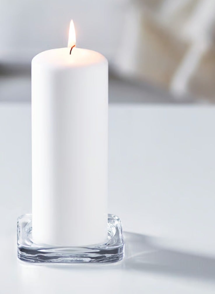 Ikea GLASIG - Candle Dish - Clear Glass, 10x10 cm - Image 4