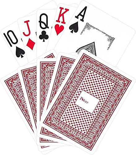 SCHUBERT 2 Decks Poker Plastic Playing Cards - Image 1