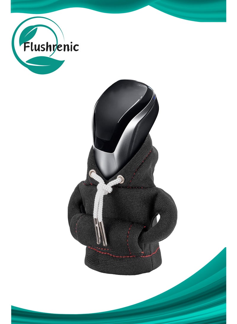 Gear Shift Hoodie, Gear Shift Cover, Universal Car Shift Knob Hoodie, Mini Hoodie for Car Shifter, Automotive Interior Cute Gadgets, Car Accessories and Decorations - Image 1