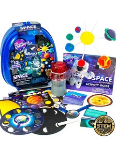 Space Adventures Pack Stem Kit 13 Educational Activities Includes Reusable Backpack Space Navigator Diy Constellations Space Card Game & More Multi (204755)