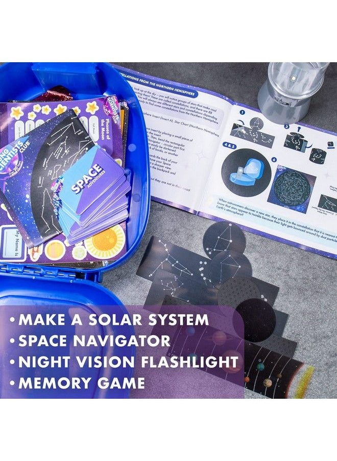 The Young Scientists Club - Space Adventures Pack Stem Kit 13 Educational Activities Includes Reusable Backpack Space Navigator Diy Constellations Space Card Game & More Multi (204755) - Image 1