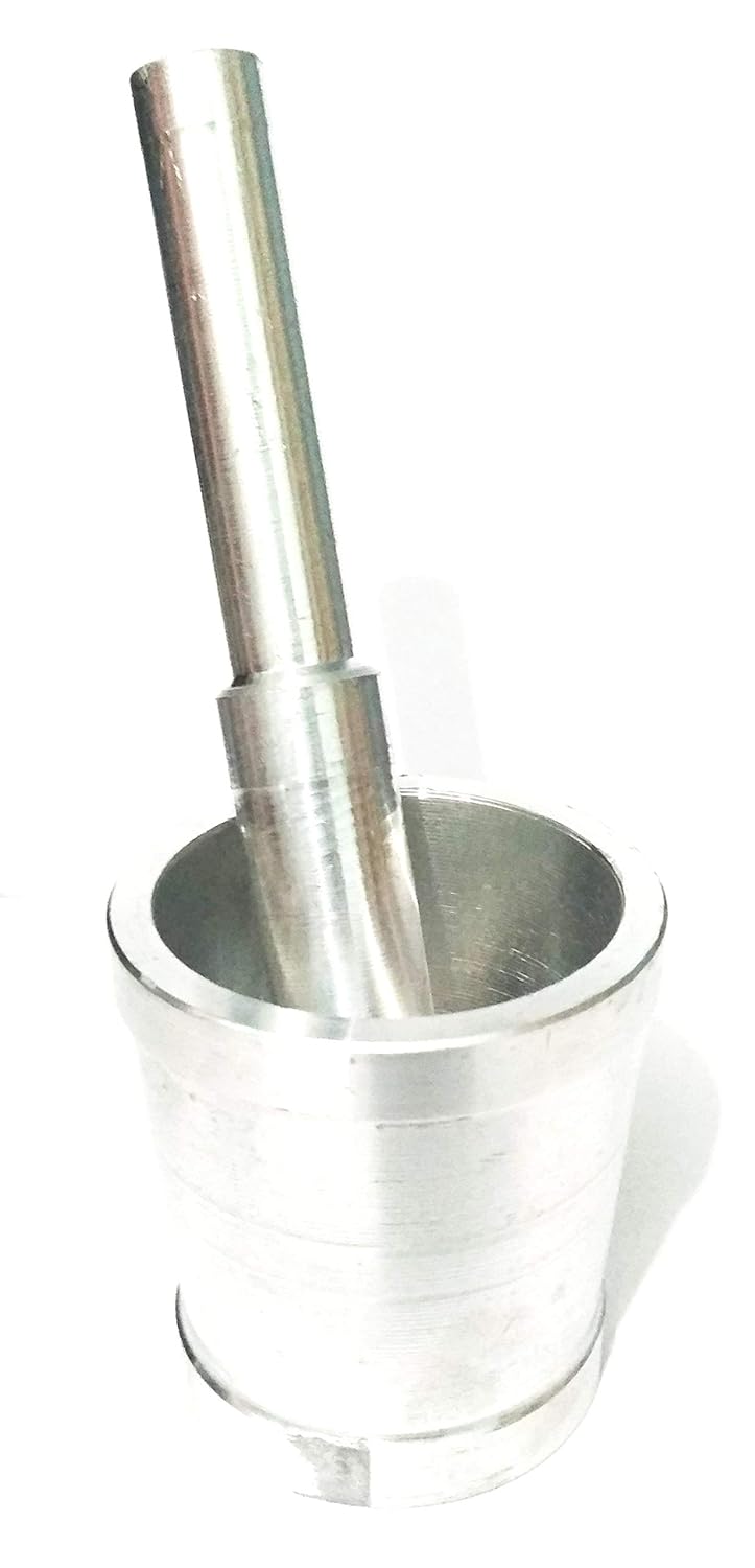 GXYS Okhli Mortar Pestle Masher Aluminium Pestle Set Pack of 1 - Image 2