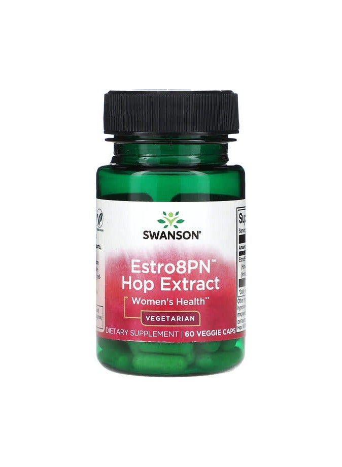 SWANSON Estro8PN Hop Extract, Women's Health, 60 Veggie Caps