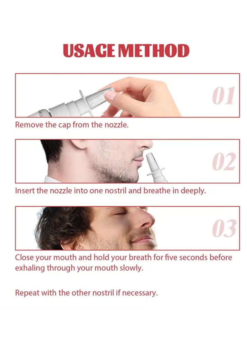 SOUTH MOON - Headache Nasal Spray, Natural Ingredient Headache Migraine Relief Nasal Inhaler, Head Pain Treatment Medical Spray, Rapid Relief Herbal Medicine For Anxiety Headaches And Tension Relief - Image 1