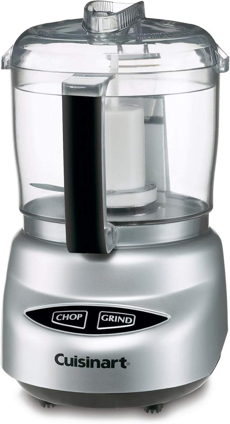Cuisinart معالج الطعام ميني-بريب بلس، معالج طعام صغير سعة 24 أونصة لتقطيع الأعشاب والخضروات والجبن الصلب، وعاء عمل سعة 24 أونصة، شفرة ستانلس ستيل قابلة للعكس، DLC-2ABC، كروم مصقول - Image 1