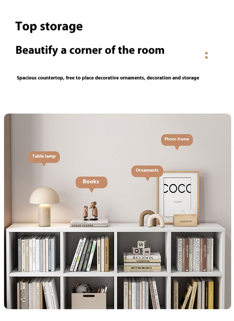 Sharpdo Home Living Room Floor Bookcase Storage Cabinet, 3-Layer Shelf Layered Storage Cabinet, Suitable for Office/Living Room/Bedroom/Study 120*30*93cm - Image 4