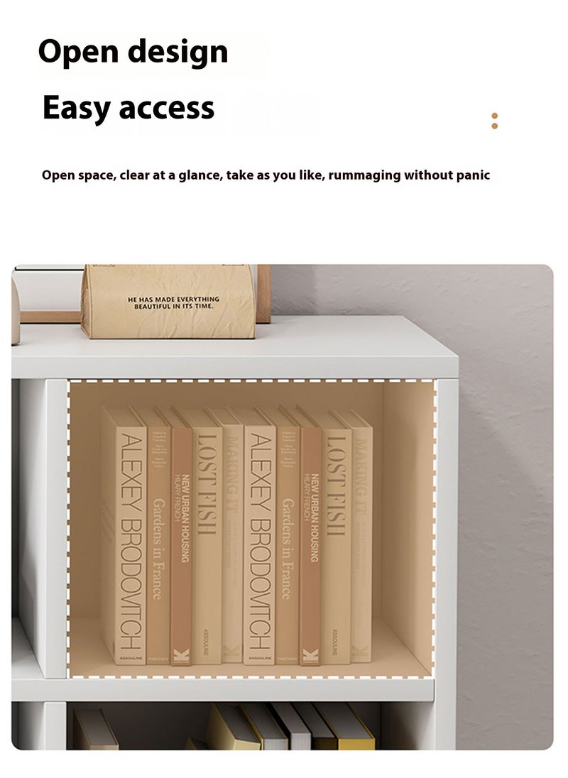 Sharpdo Home Living Room Floor Bookcase Storage Cabinet, 3-Layer Shelf Layered Storage Cabinet, Suitable for Office/Living Room/Bedroom/Study 120*30*93cm - Image 5