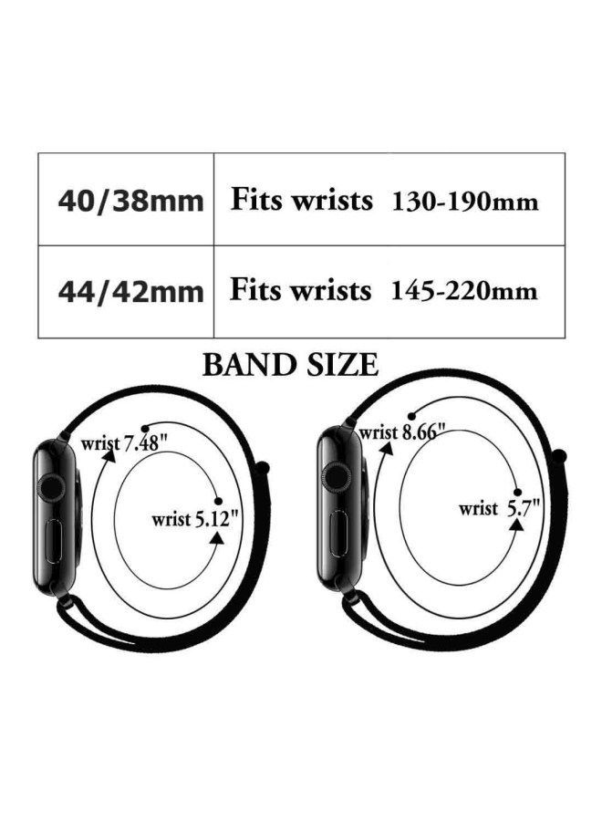 NIBEMINENT Replacement Band For Apple Watch Series 1/2/3/4 44mm/42mm Orange - Image 5