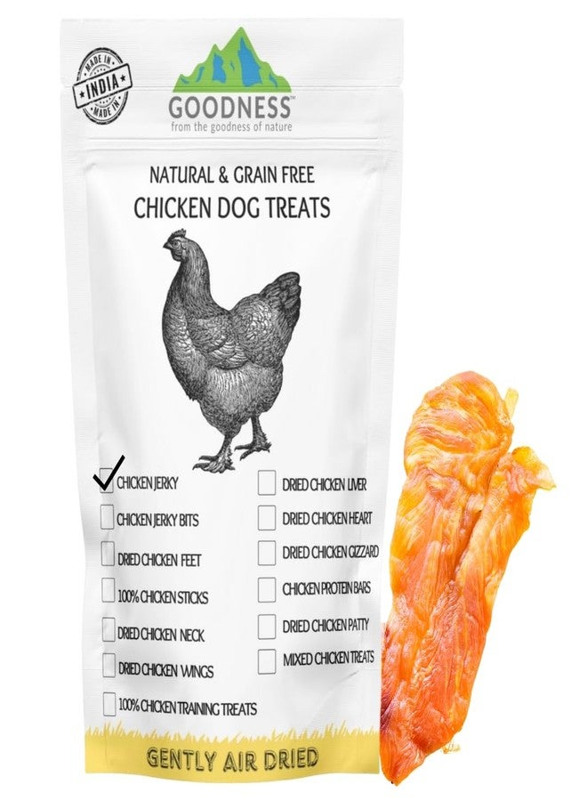 GOODNESS Chicken Jerky Dog Treats 500g - High Protein, Natural, Grain Free, Healthy Chewy Treats for All Dog Breeds - Image 1