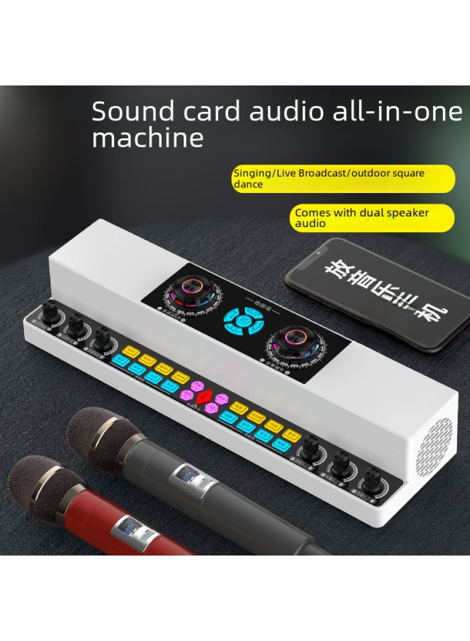 كوكو Y6 جهاز صوتي شامل للغناء الحي، كروكي، بلوتوث لاسلكي، مكبر صوت داخلي وخارجي لرقص الساحة - Image 2