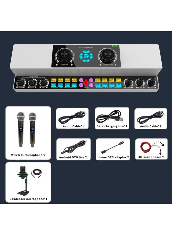 كوكو Y6 جهاز صوتي شامل للغناء الحي، كروكي، بلوتوث لاسلكي، مكبر صوت داخلي وخارجي لرقص الساحة - Image 1