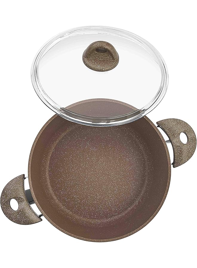 سافلون قدر من الجرانيت مع غطاء من الفولاذ المقاوم للصدأ - Image 3