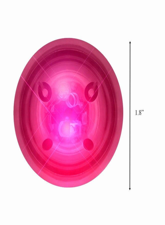 كرة نطاطة وردية اللون تعمل بضوء LED وامض - Image 2