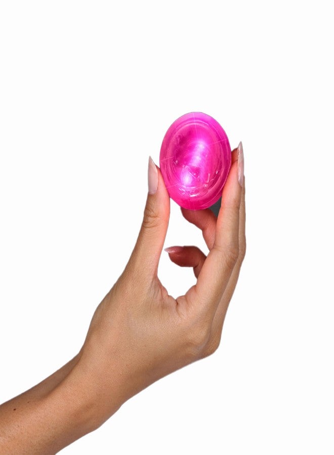 كرة نطاطة وردية اللون تعمل بضوء LED وامض - Image 3
