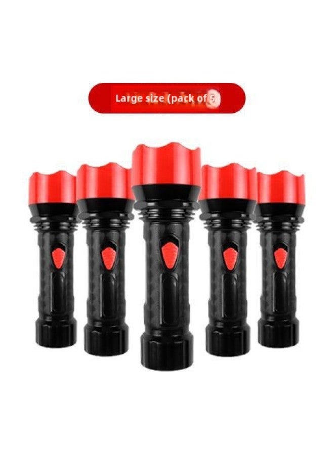 Buy One Get One Free Rechargeable LED Flashlight Home Outdoor Night Lighting Fire Hotel Hotel Emergency Light-Product Specifications:16cm Large Style - Image 1
