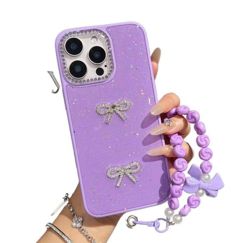 Acrylic Protective Case for iPhone 16 / 16 Plus / 16 Pro / 16 Pro Max with Drop Protection and Bow Design plus Shockproof plus Anti-Slip Grip in Multicolour - Layan Lure - Image 3