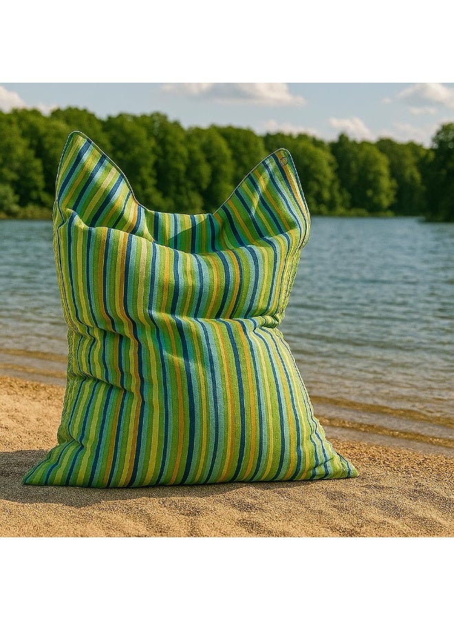 BS B&S Fashion Bull Oversized Beanbag – Polyester Fabric Floor Lounger - Image 2