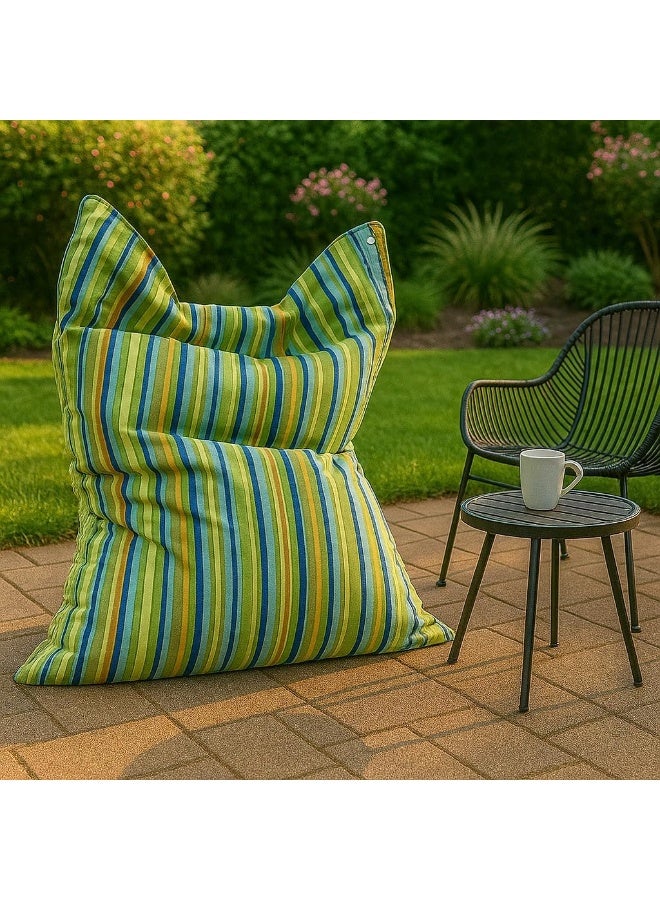 BS B&S Fashion Bull Oversized Beanbag – Polyester Fabric Floor Lounger - Image 3