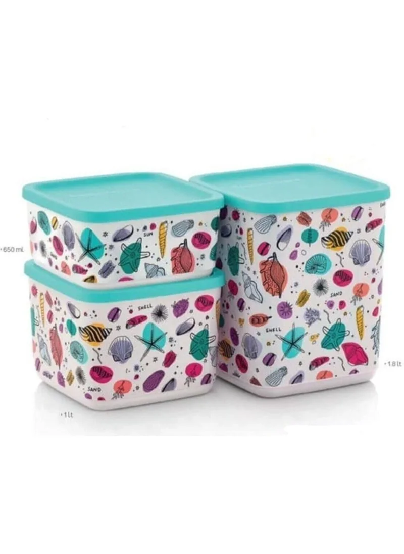 Tupperware Kubik Set of 3