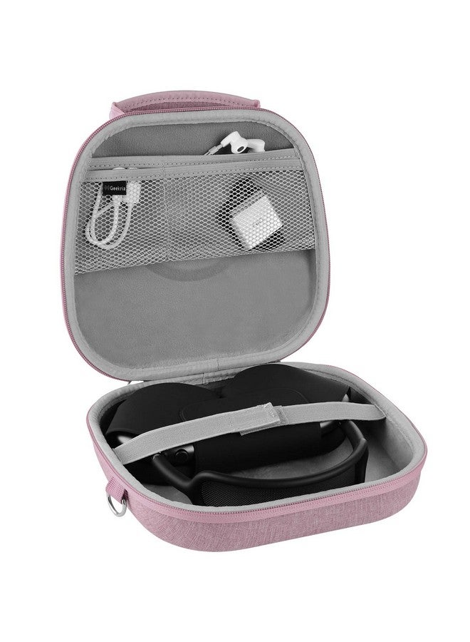 Geekria Geekria NOVA Headphones Case, Compatible with Apple AirPods Max Headphones Case, Replacement Hard Shell Travel Carrying Bag with Room for Smart Case and Accessories Storage (Pink)  - Image 3