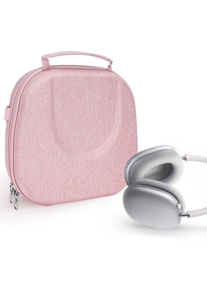 Geekria Geekria NOVA Headphones Case, Compatible with Apple AirPods Max Headphones Case, Replacement Hard Shell Travel Carrying Bag with Room for Smart Case and Accessories Storage (Pink)  - Image 1