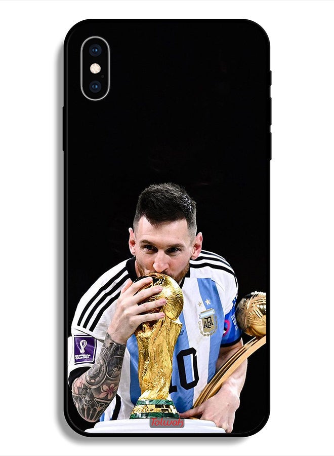 Tolwak Protective Case For Apple iPhone X Messi - Image 1