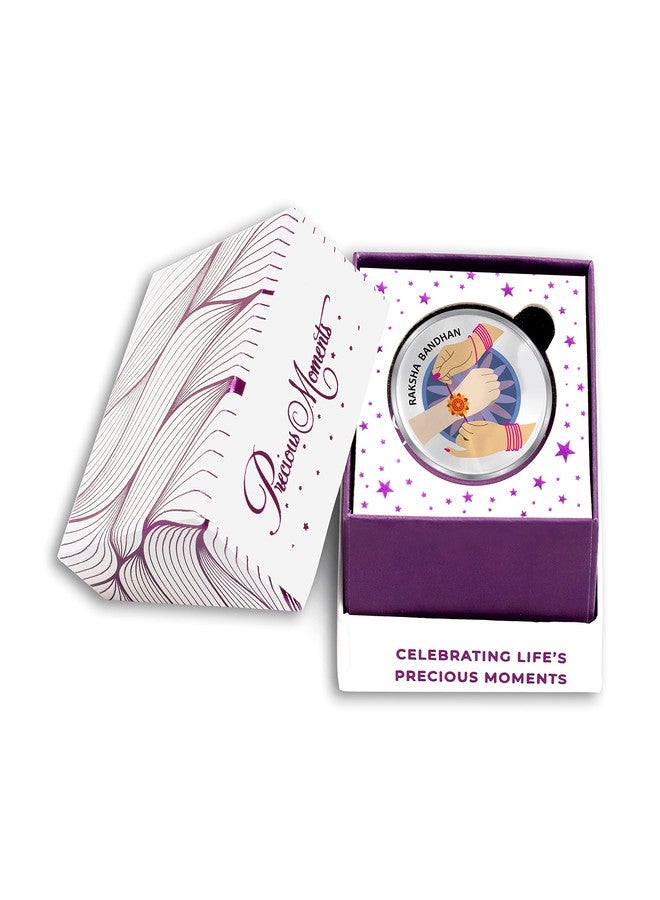 ACPL Precious Moments Raksha Bandhan 10 gm Silver Coin (999) Purity by ACPL - Image 3