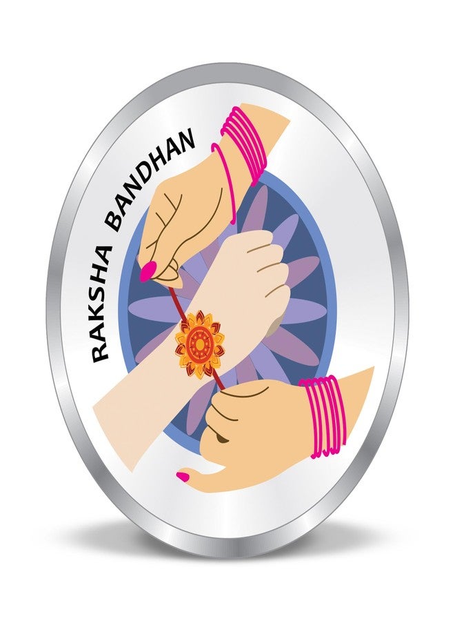 ACPL Precious Moments Raksha Bandhan 10 gm Silver Coin (999) Purity by ACPL - Image 1