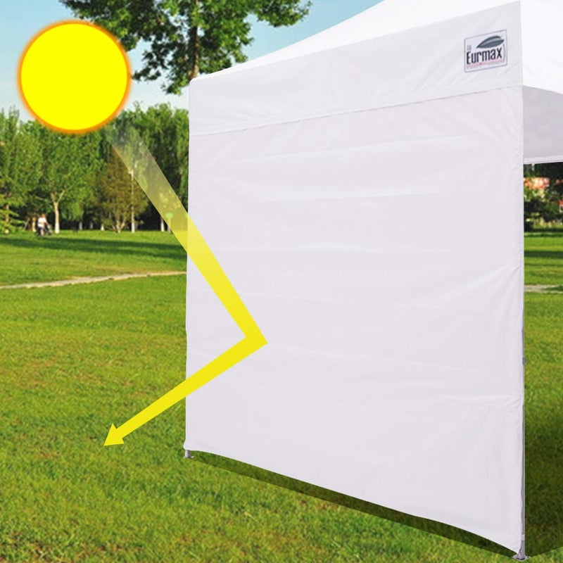 Eurmax USA Instant Canopy SunWall Tent Tarp Shelter 8x8, 1 Pack Sidewall (Blue) - Image 4