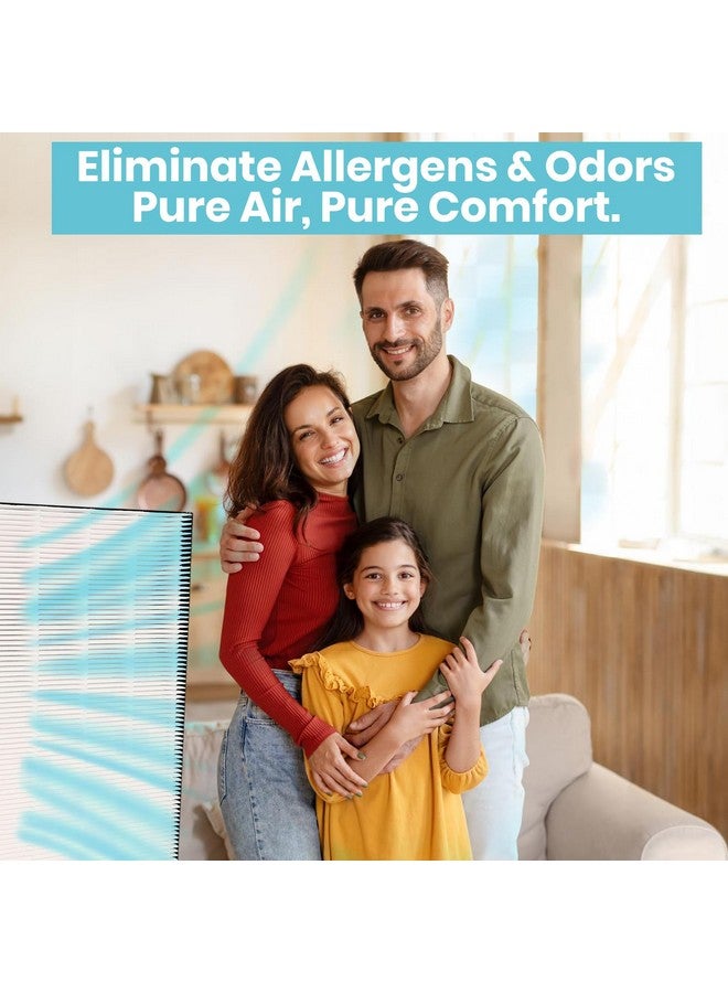 Troo مجموعة فلاتر جهاز تنقية الهواء TROO® (فلتر HEPA الحقيقي FY-2422 + فلتر الكربون النشط FY-2420) متوافق مع سلسلة أجهزة تنقية الهواء فيليبس 2000، النماذج: AC-2887، AC-2882، AC-2892. - Image 3