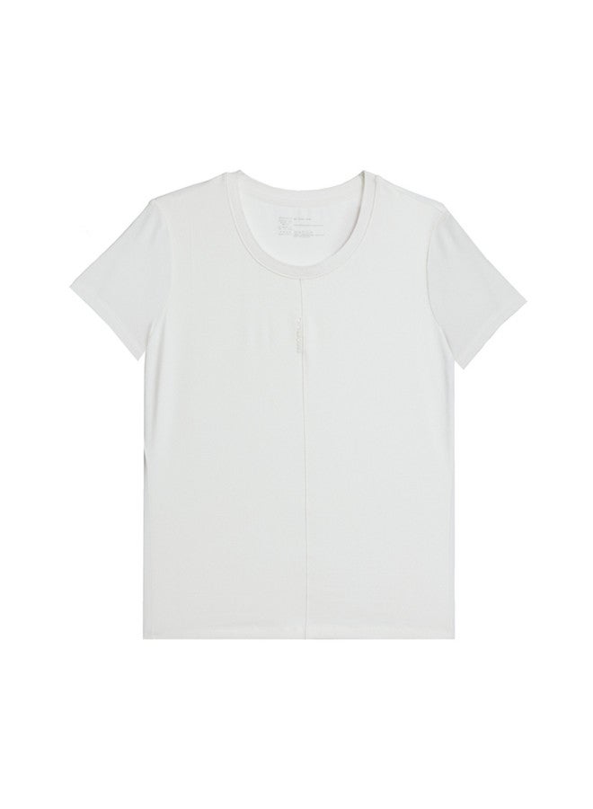 AIMER Chenfeng Women'S Casual Short Sleeve T-Shirt, Summer Lightweight Base Layer Tee - Image 2