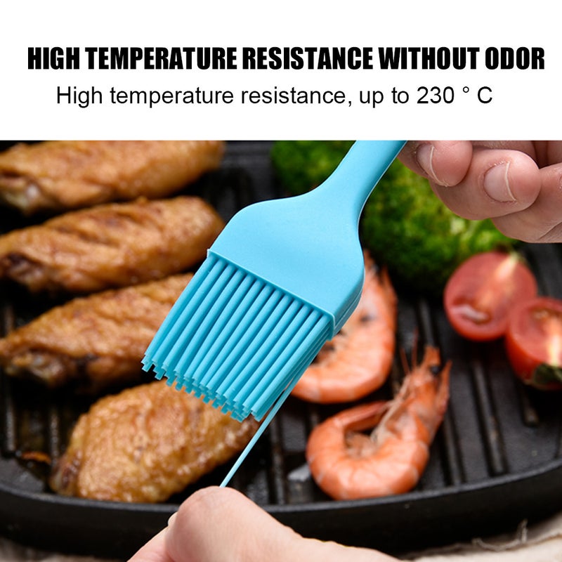 Silicone Oil Brush Basting BBQ Pastry Oil Brush Turkey Baster Barbecue Utensil for Grilling Marinating Desserts Baking - Image 3