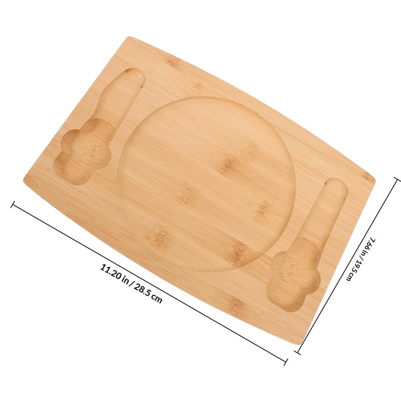 Natural Wood Butter Dish with Lid and Spatula for Fridge Storage - Image 3
