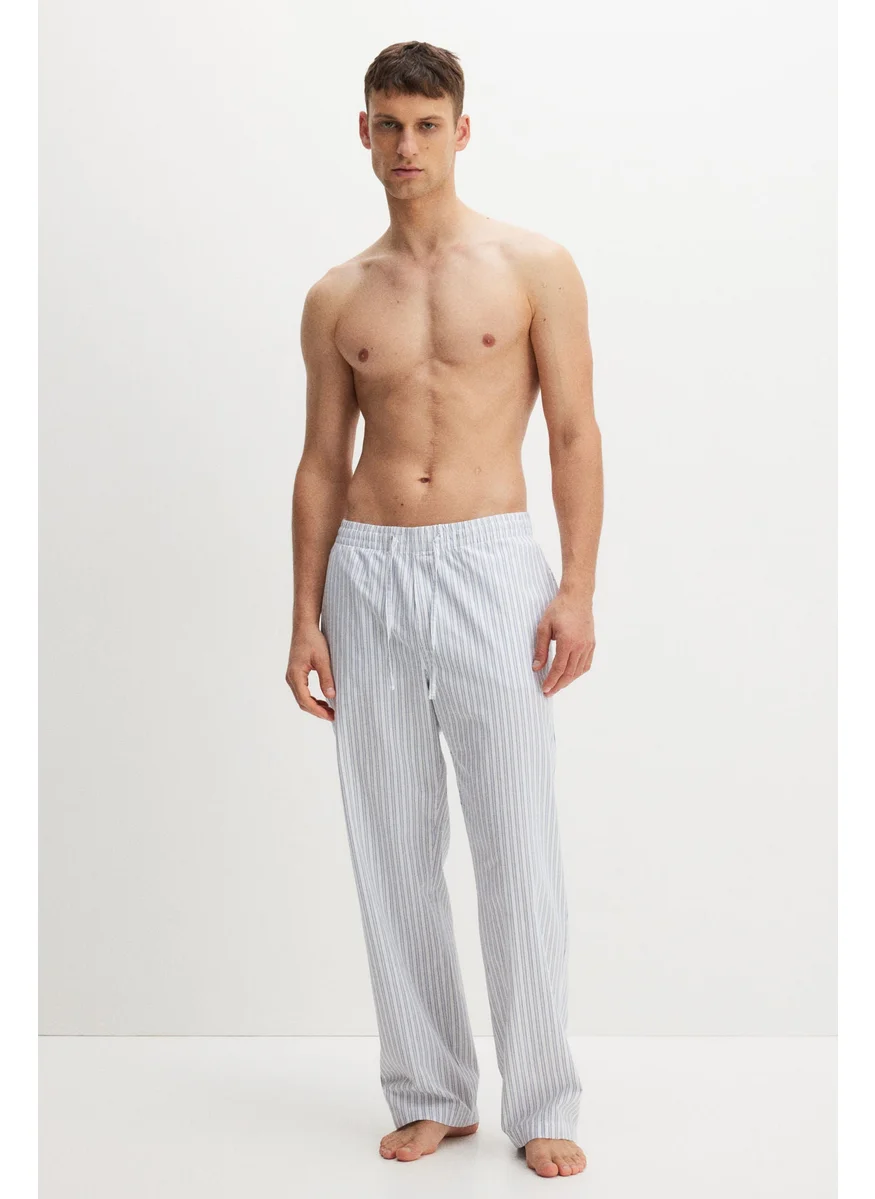 H&M Relaxed Fit Poplin Trousers