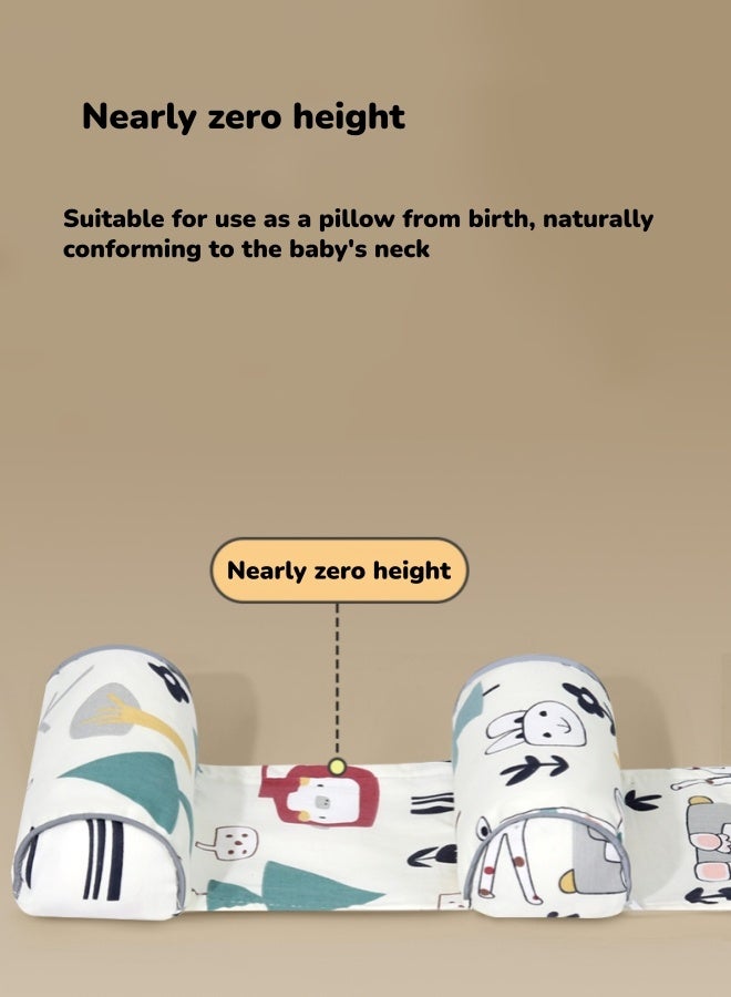 الدليبن وسادة تشكيل رأس الطفل، وسادة مضادة للرأس، وسادة ناعمة للأطفال الرضع، دعم رقبة الطفل، تمنع رأس الطفل المسطح من الدوران، وسادة دعم نوم للأطفال حديثي الولادة (كوكب) - Image 5