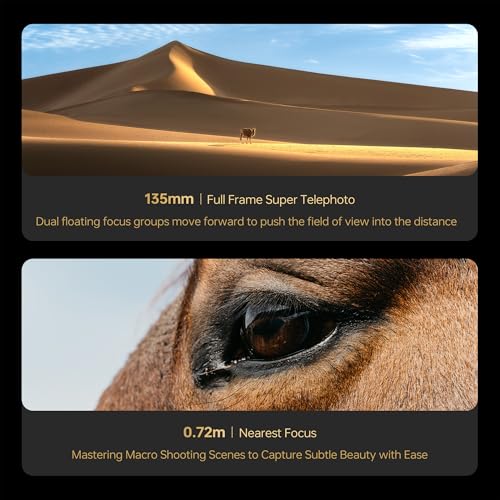 VILTROX 135mm f/1.8 F1.8 LAB FE Full Frame Lens for Sony E-Mount, Auto Focus Telephoto Prime Lens with HyperVCM Motor Compatible with Sony Cameras a7III a7IV a7RII a7RIV a9 A1 a5000 a6000 A6700 - Image 5