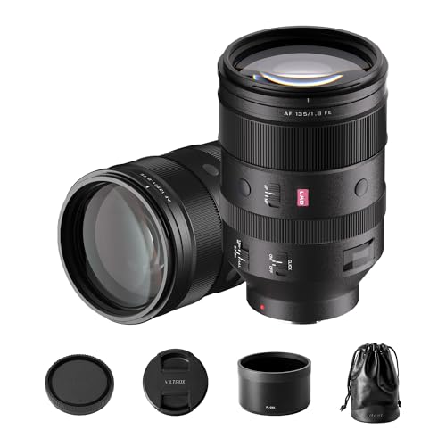 VILTROX 135mm f/1.8 F1.8 LAB FE Full Frame Lens for Sony E-Mount, Auto Focus Telephoto Prime Lens with HyperVCM Motor Compatible with Sony Cameras a7III a7IV a7RII a7RIV a9 A1 a5000 a6000 A6700 - Image 1