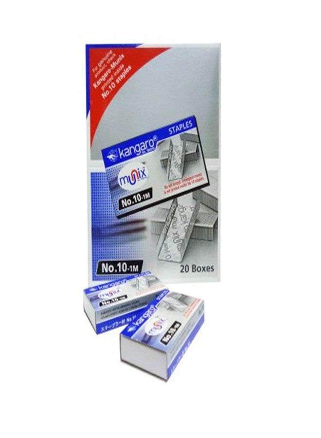 Ondesk Kangaro Staple Pin and Stapler pin Use for School, Offices, Home, Colleges, and Many More, Staples (Set of 40 Box) (NO.10-M) - Image 3