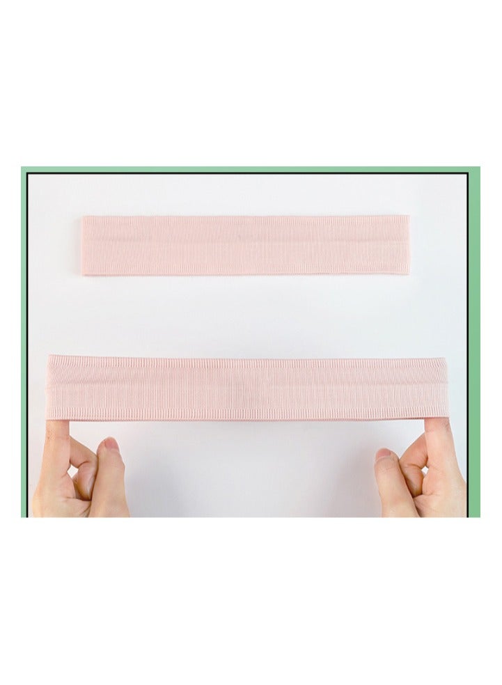 Loquat 2PCS Women's Headbands Athletic Yoga Workout Sports Exercise Headband Elastic Non Slip Sweat Wicking Summer Cloth Hair Bands Plain Colors - Image 2